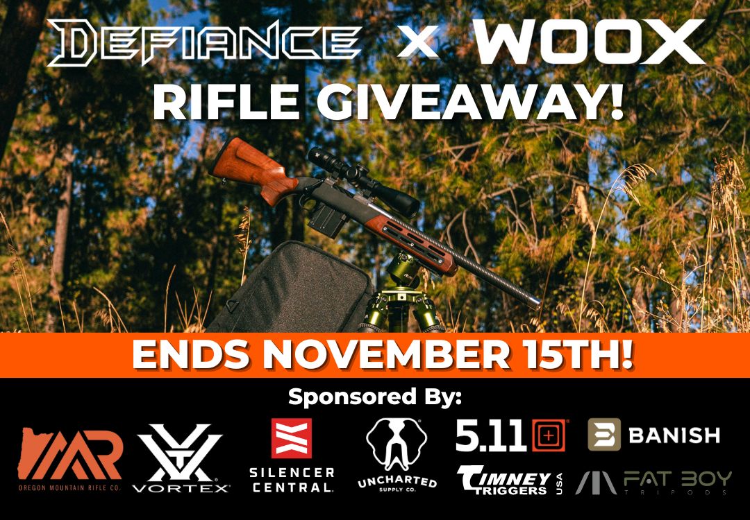 DEFIANCE x WOOX HUNTING RIFLE GIVEAWAY
