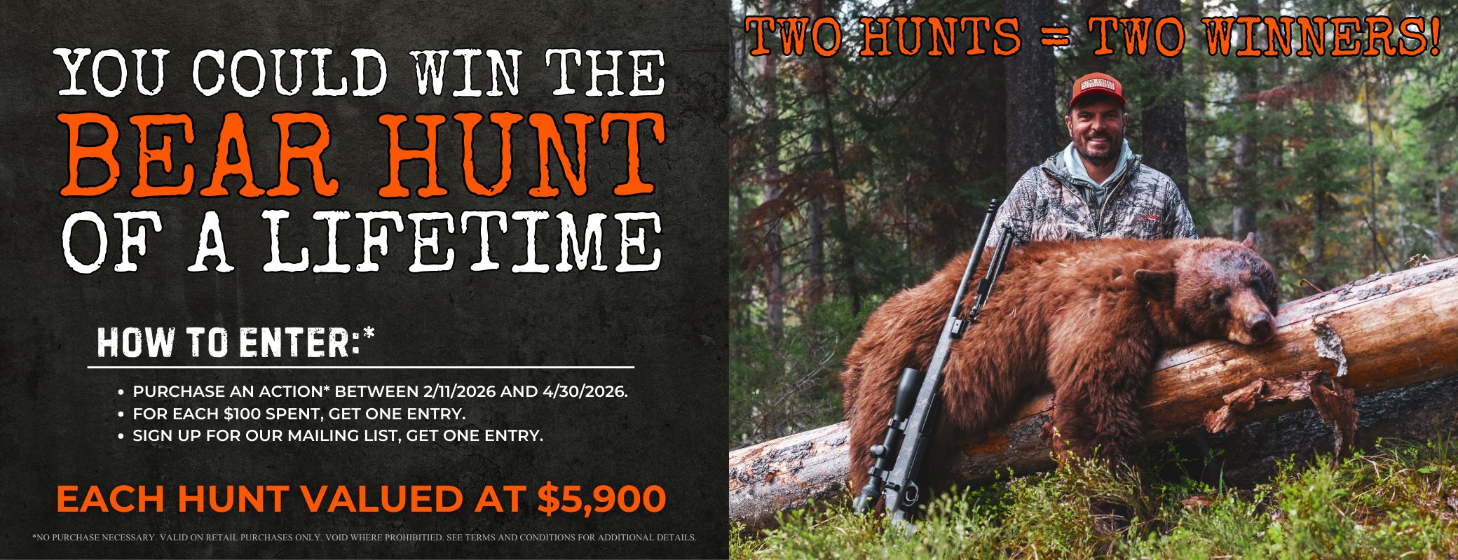 2026 Bear Hunt Giveaway