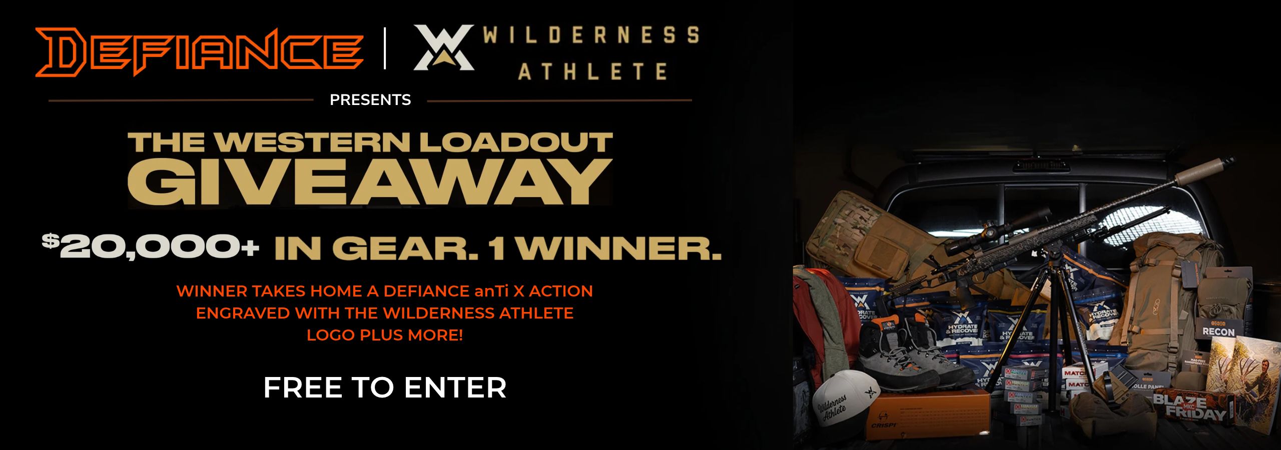 Defiance Machine | Western Loadout Giveaway: Win $20,000+ in Gear